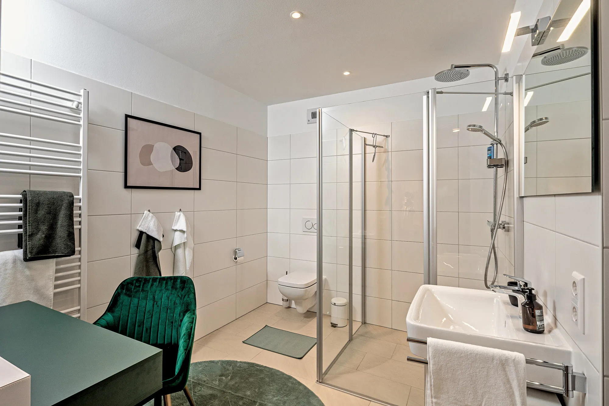 Badezimmer im Boutique-Apartment Beletage in Dresden