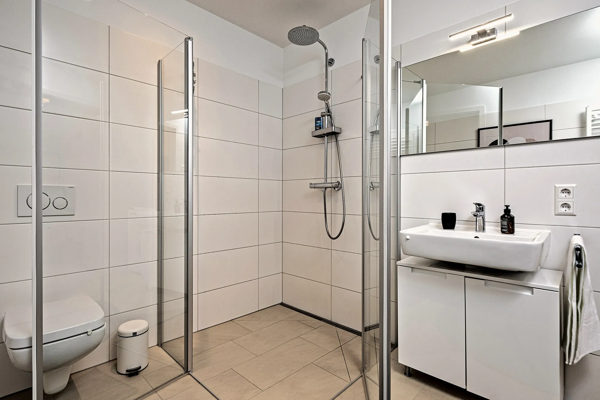 Badezimmer im Boutique-Apartment Beletage in Dresden