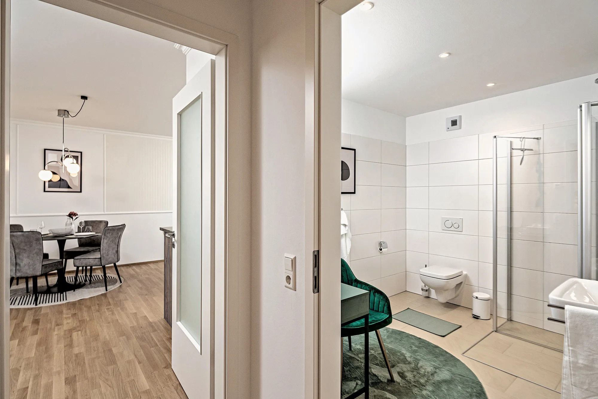 Flur im Boutique-Apartment Beletage in Dresden
