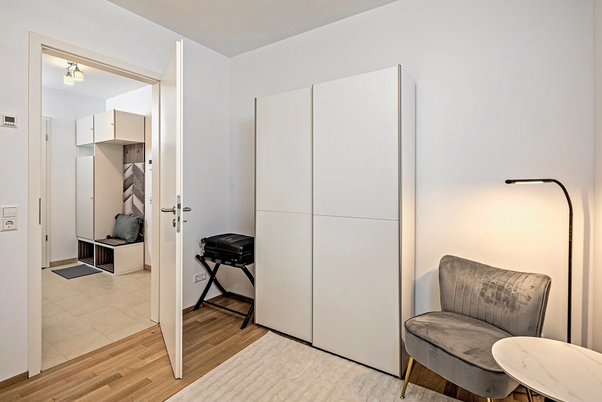 Schlafzimmer im Boutique-Apartment Beletage in Dresden
