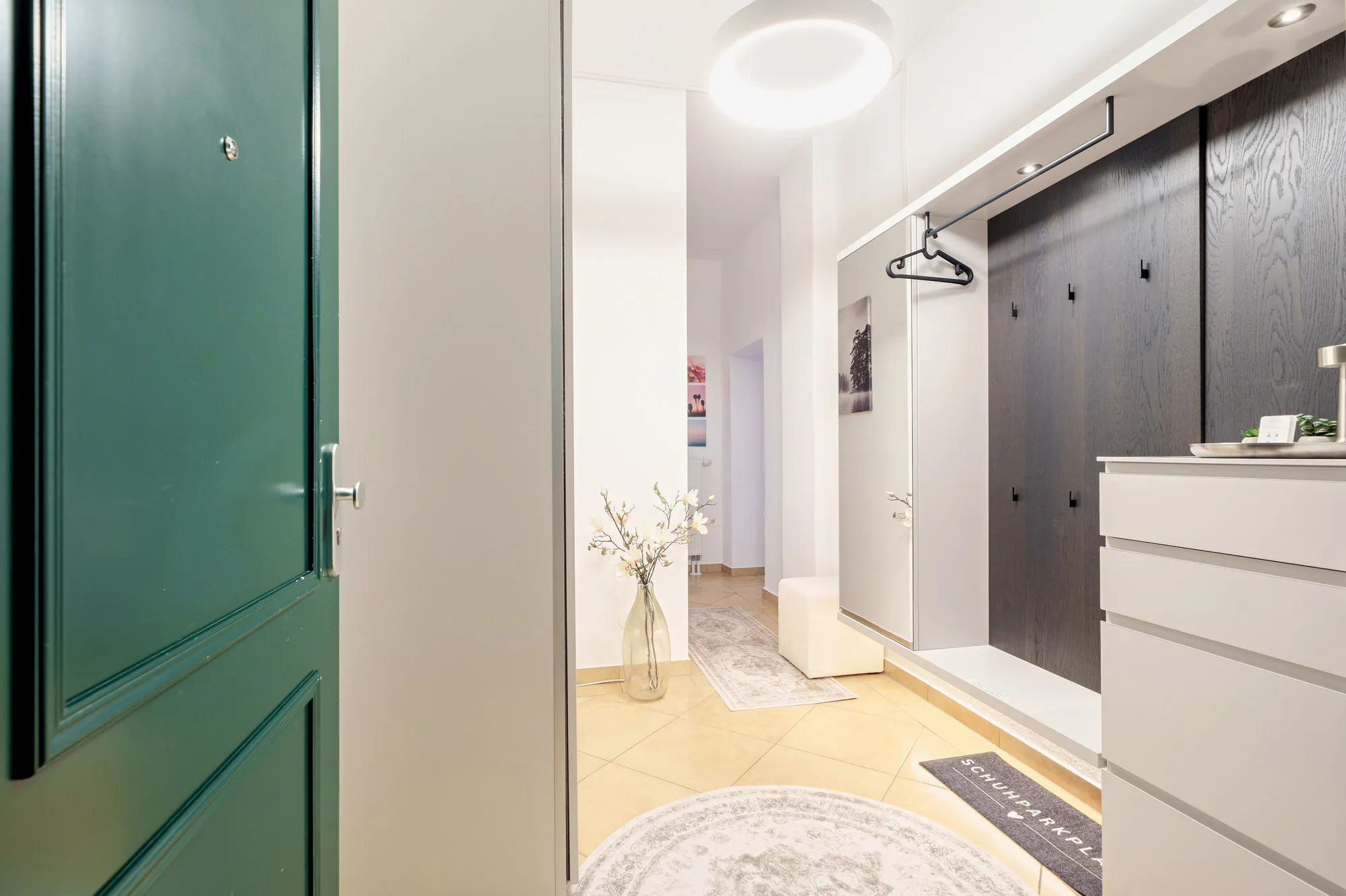 Flur im Boutique-Apartment Green I in Dresden