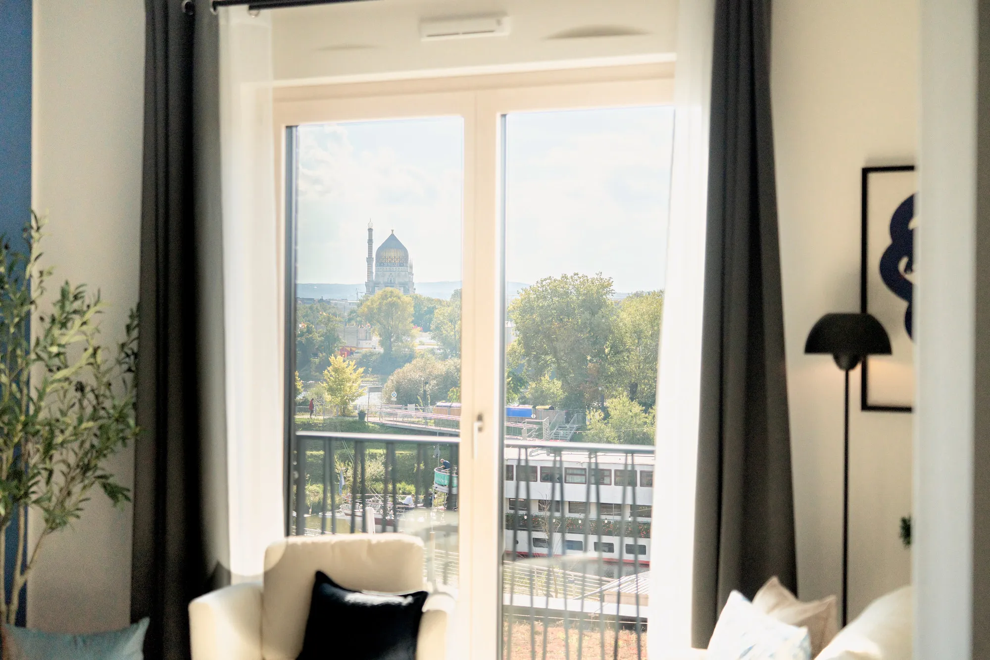 Detail im Boutique-Apartment Promenadenquartier in Dresden