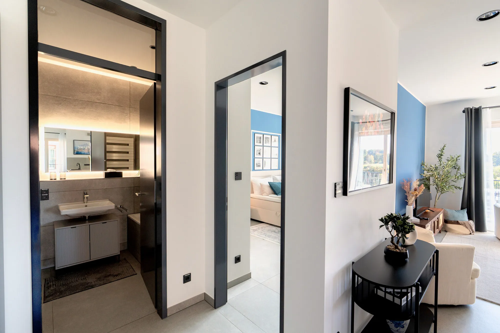 Flur im Boutique-Apartment Promenadenquartier in Dresden